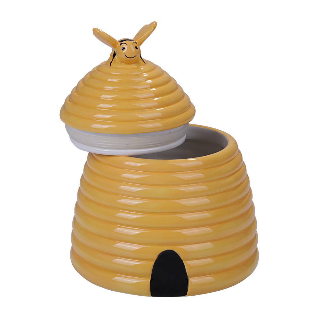 Pacific Trading - Vente Boîtes à biscuits - Pot à biscuits en forme de ruche d'abeilles1