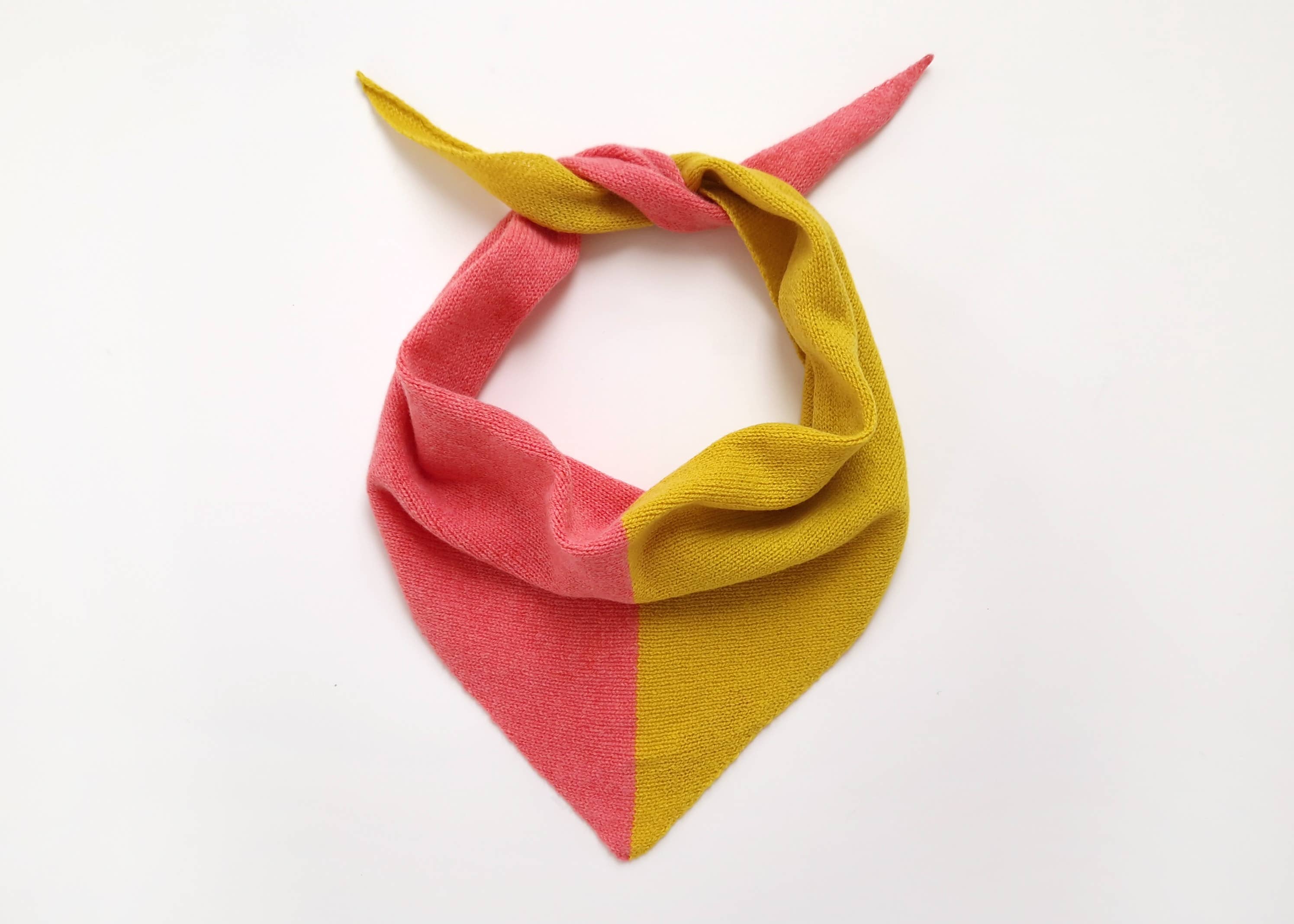 Candy Coated Accessories – wholesale Scarf – Women's – Lightweight Neckerchief - Pink & Yellow
