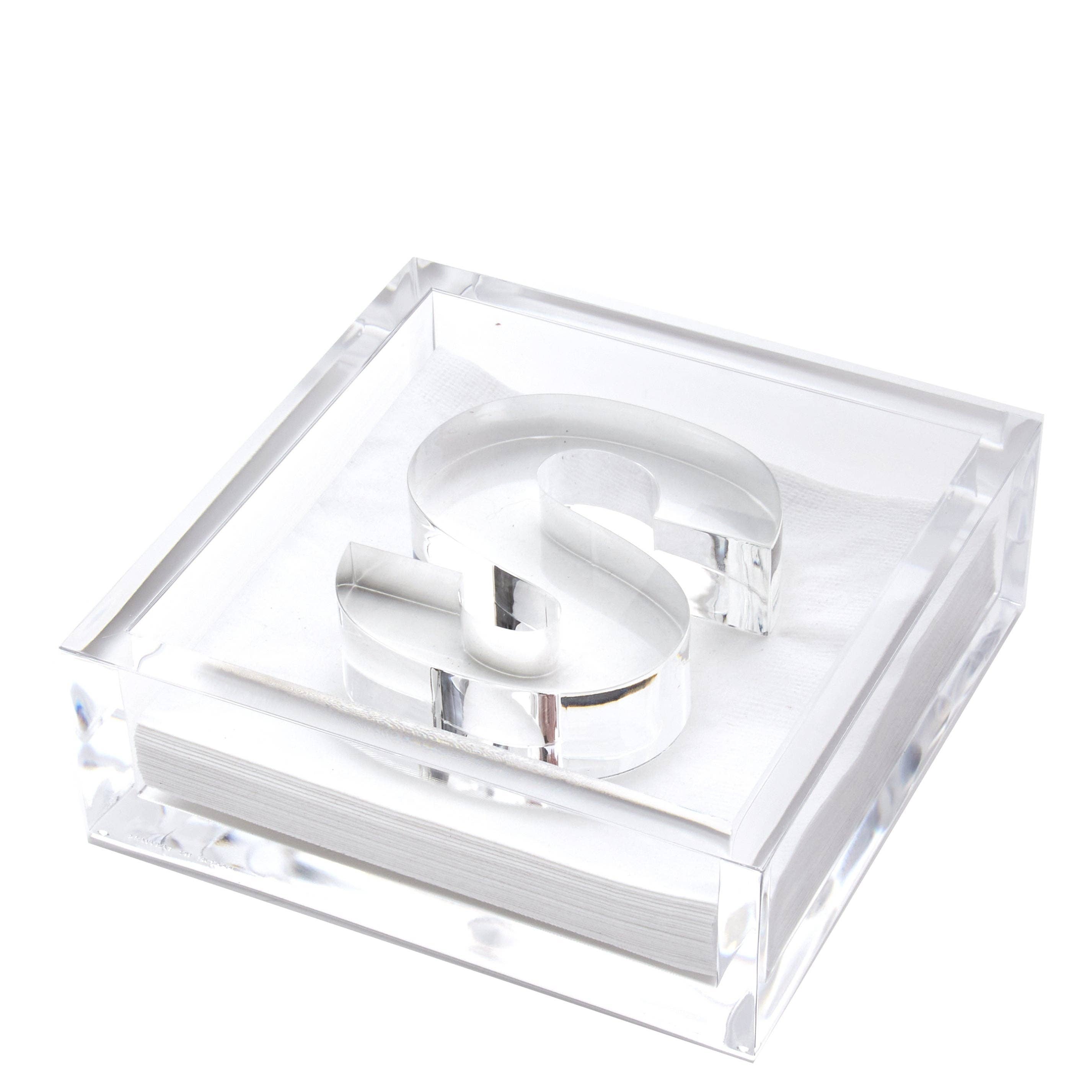 Tara Wilson Designs - Vente Porte-serviette - PORTE-SERVIETTES À COCKTAIL INITIAL18