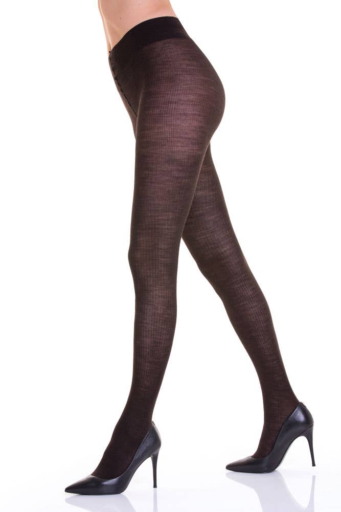 SANGIACOMO - Wholesale Tights - Women's - WOOL CARESS Women's Covering Ribbed Tights 150 Denari2