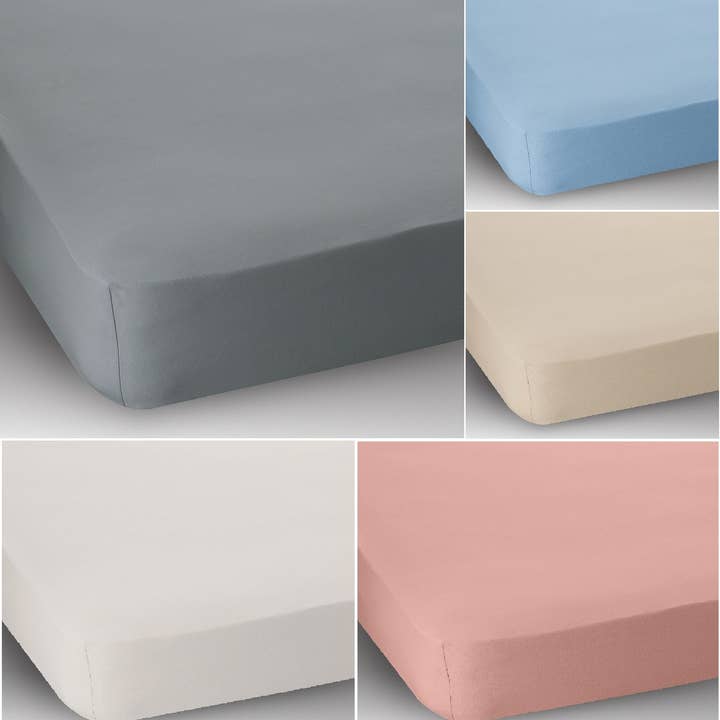 100% Cotton Extra Deep Fitted Sheet, Single for wholesale by K LIVING