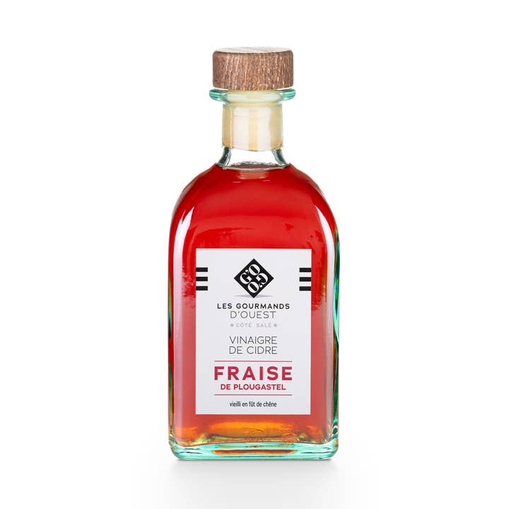 Aceto di sidro alla fragola - 25 cl per la vendita all'ingrosso da parte di Les Gourmands D'ouest