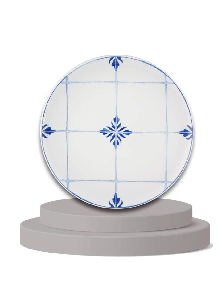 „Azulejos“ premium termisk plade (28 cm) for engroshandel hos Maceo Paris