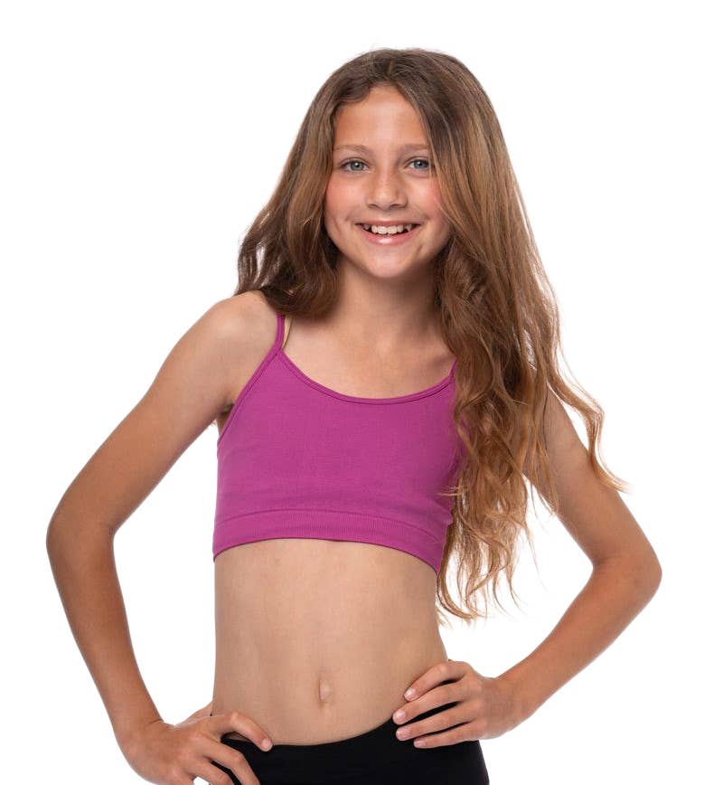 Malibu Sugar - Vente Débardeur – enfant - Bandeau Cami Sans Couture Filles Taille Unique - Tant de Couleurs !33