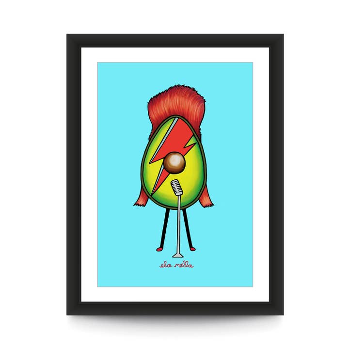 David Bowie - Kunstdruck für den Großhandel von Ela Mella