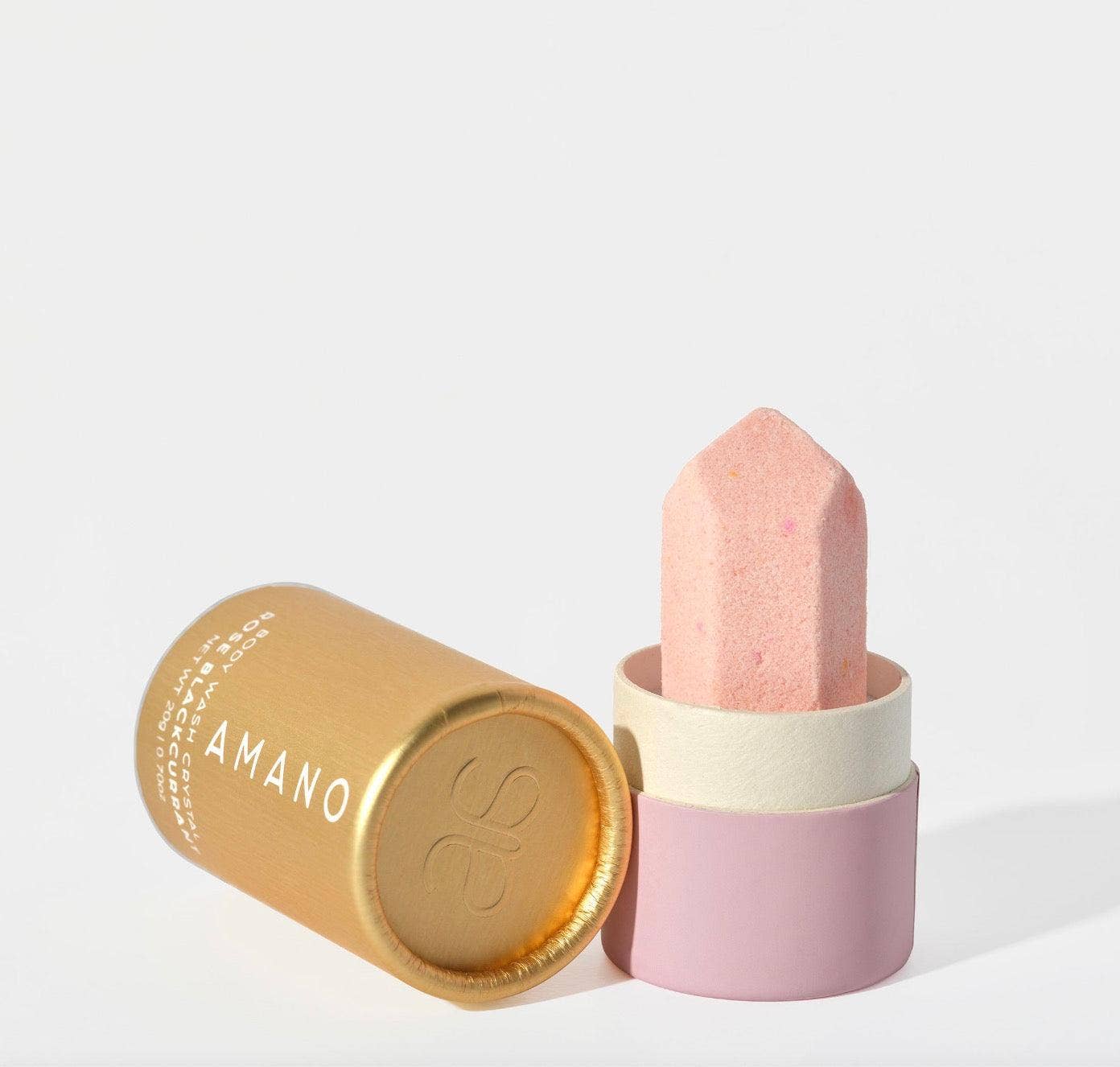 Amano beauty - Wholesale Body Wash/Shower Gel - ROSE BLACKCURRANT BODY WASH CRYSTAL-PREORDER2