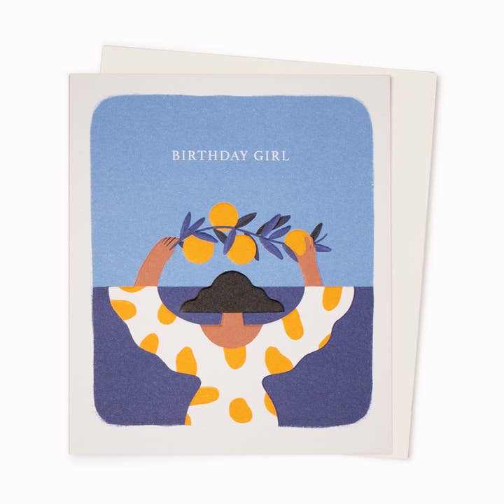 Nelson Line - Wholesale Birthday Card - Birthday Girl - Ana Gaman Card - ANA010