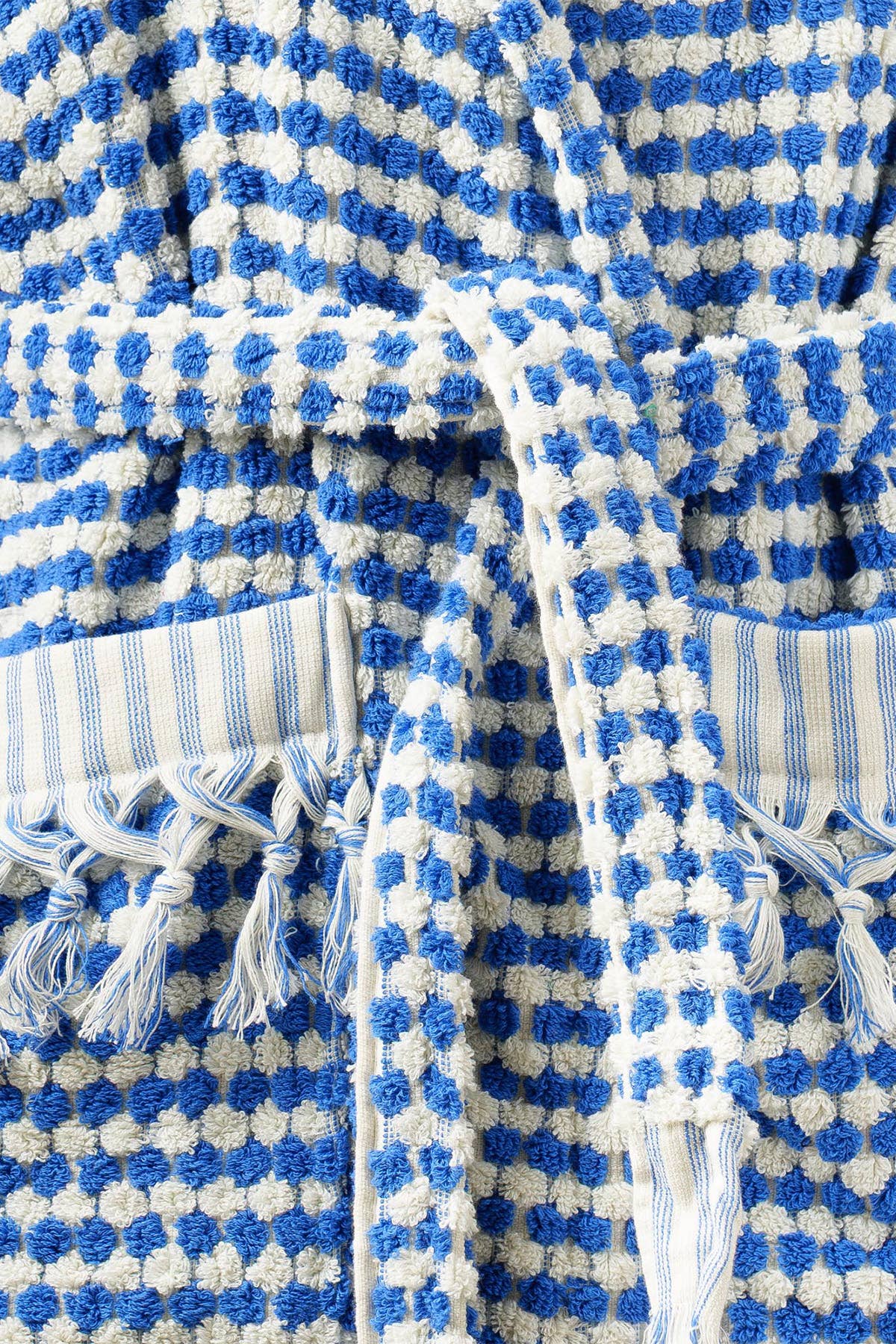 YURTLUS - Wholesale Robe - Women's - Unique 100% Cotton Pockets Bathrobe, Bubble Handwoven Robe70