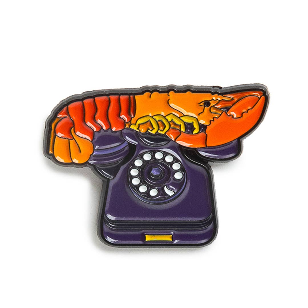 Today is Art Day – wholesale Lapel pin/button – Pin - Lobster Telephone - Dali0
