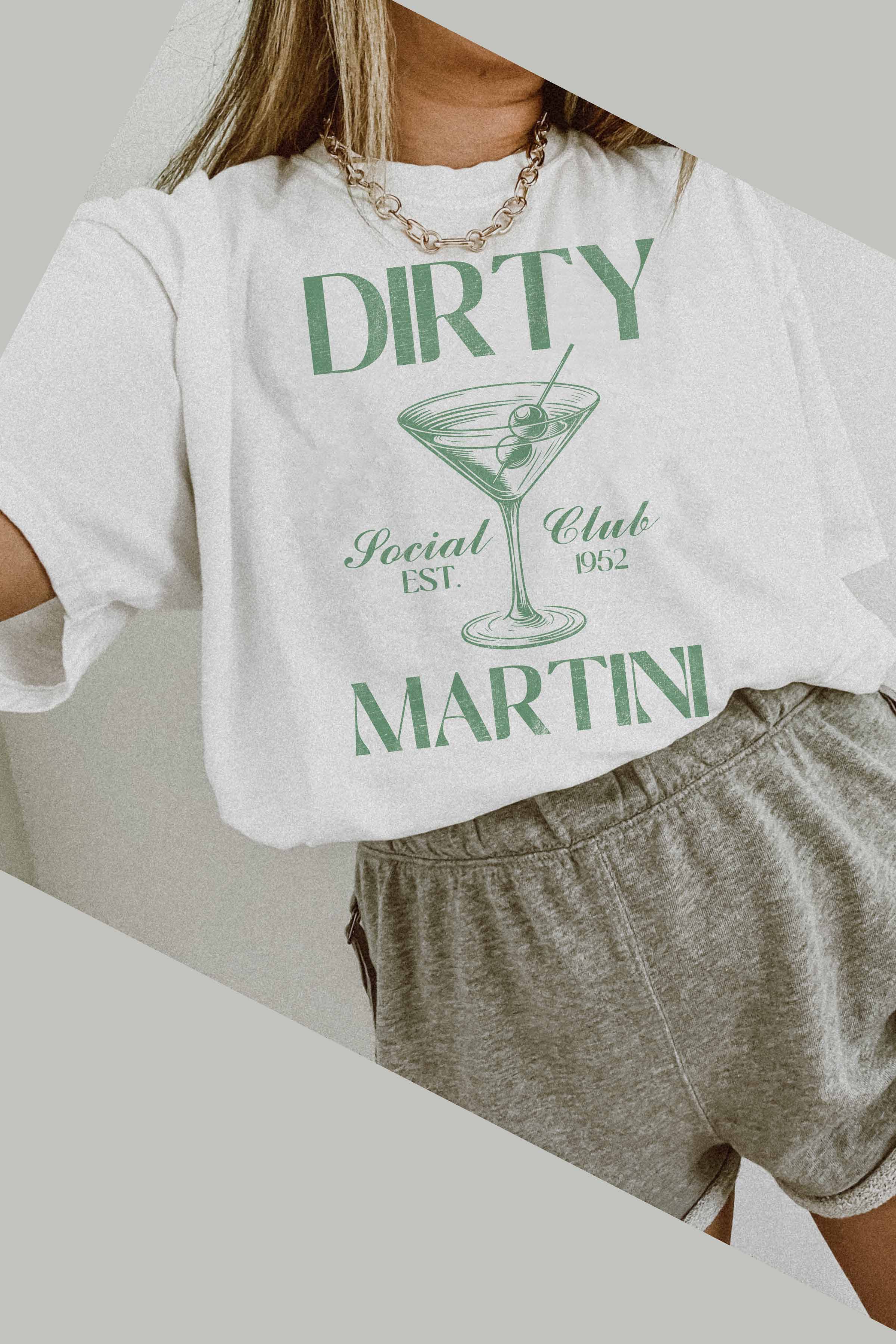 GOOD DAY STREET - Vendita all'ingrosso Tunica - Donna - [G1646X-OTS] -MAGLIETTA OVERSIZE CON GRAFICA DIRTY MARTINI2