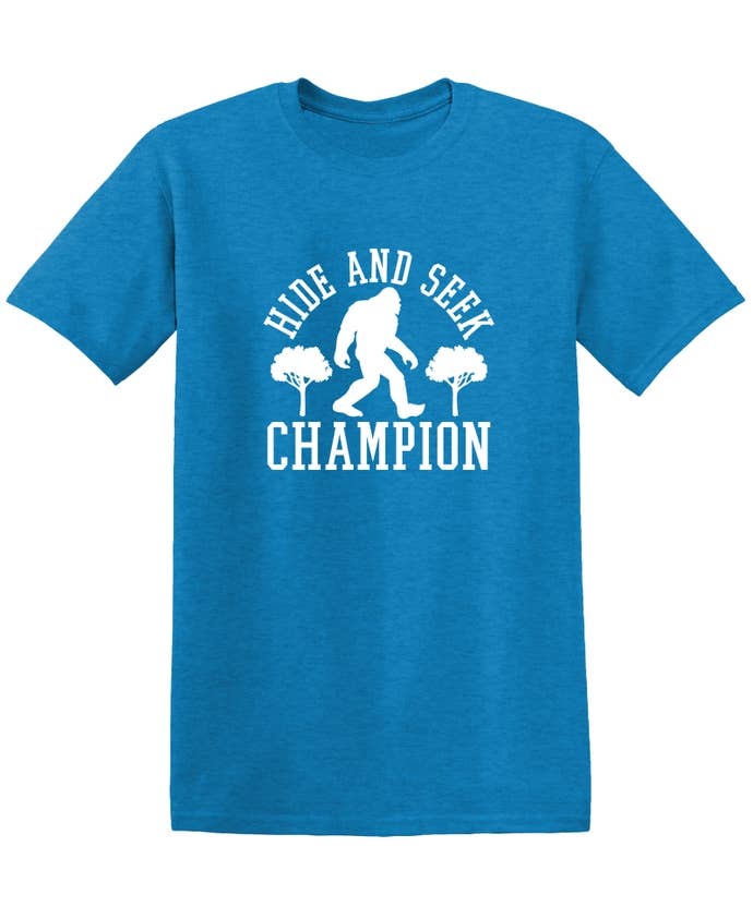 Feelin Good Tees - Wholesale Screen Printed T-Shirt - Unisex - Bigfoot - Hide And Seek Champion18