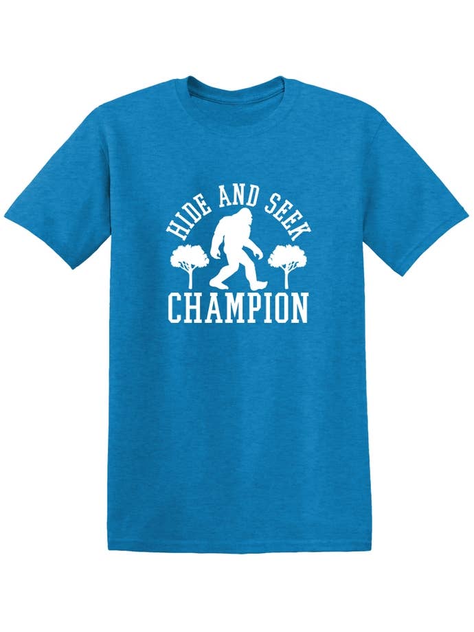 Feelin Good Tees - Wholesale Screen Printed T-Shirt - Unisex - Bigfoot - Hide And Seek Champion18