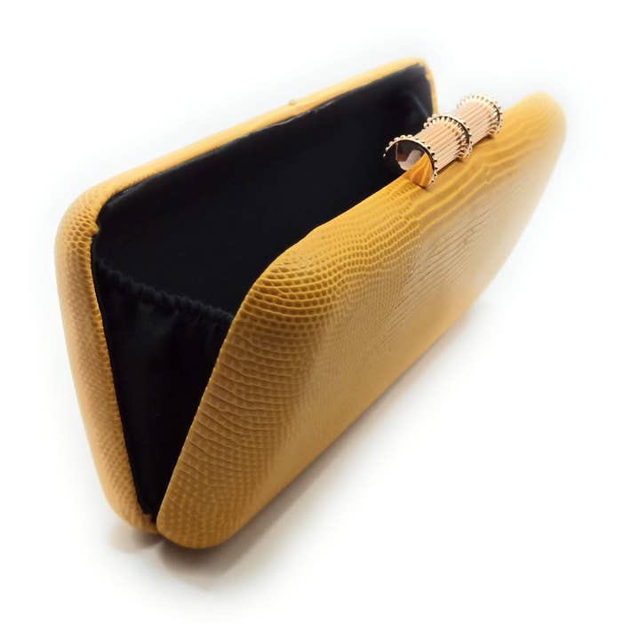 BRANDELIA - Venta al por mayor Bolso de mano - Mujer - Cartera De Mano Bolso Fiesta · Bambú Mostaza
