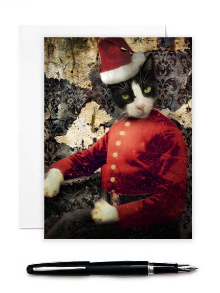 Santa Paws - Christmas Card for wholesale by The Lonely Pixel