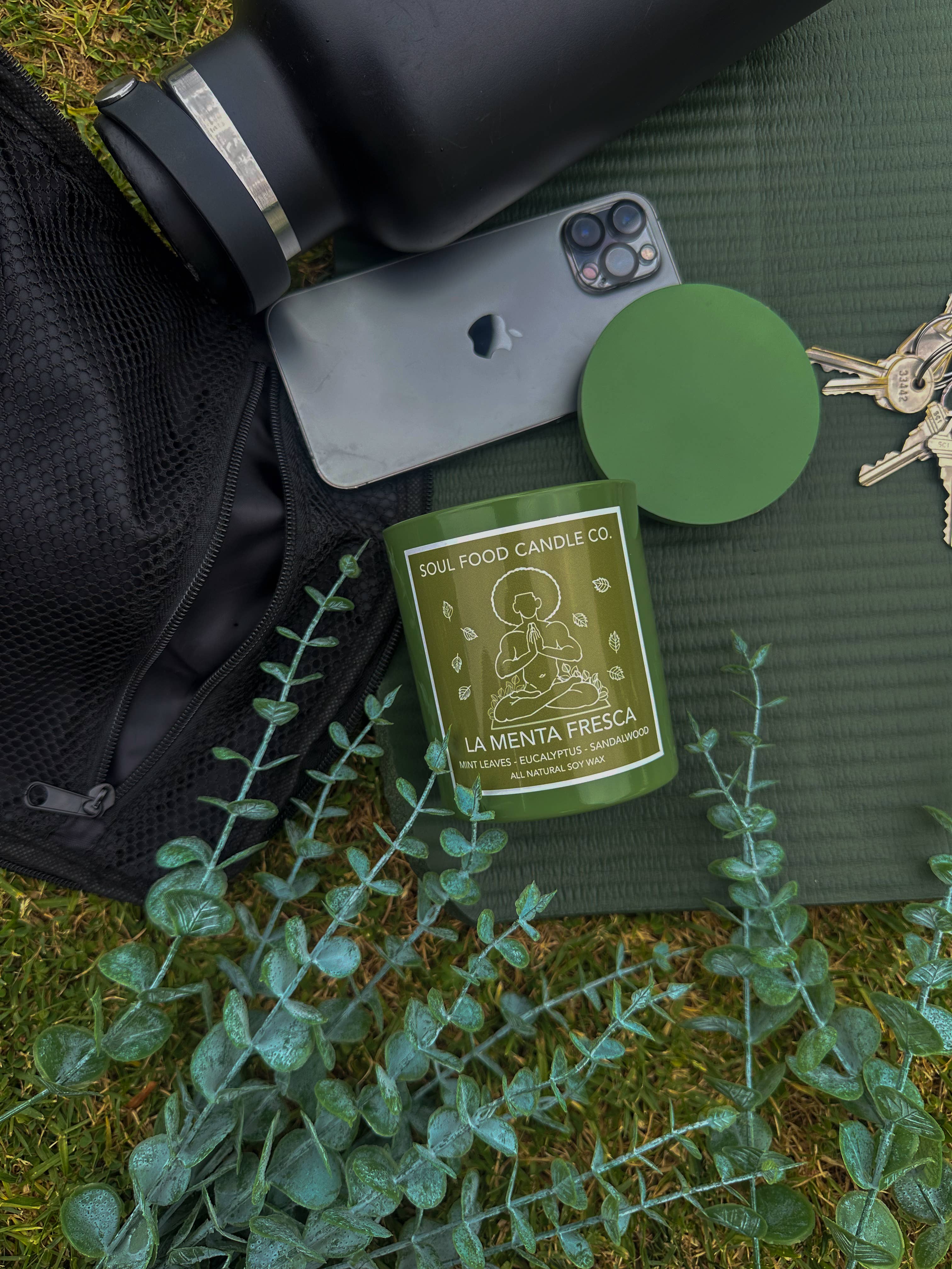 Soul Food Candle Co. - Vente Bougie en bocal - La Menta Fresca (Copie)3