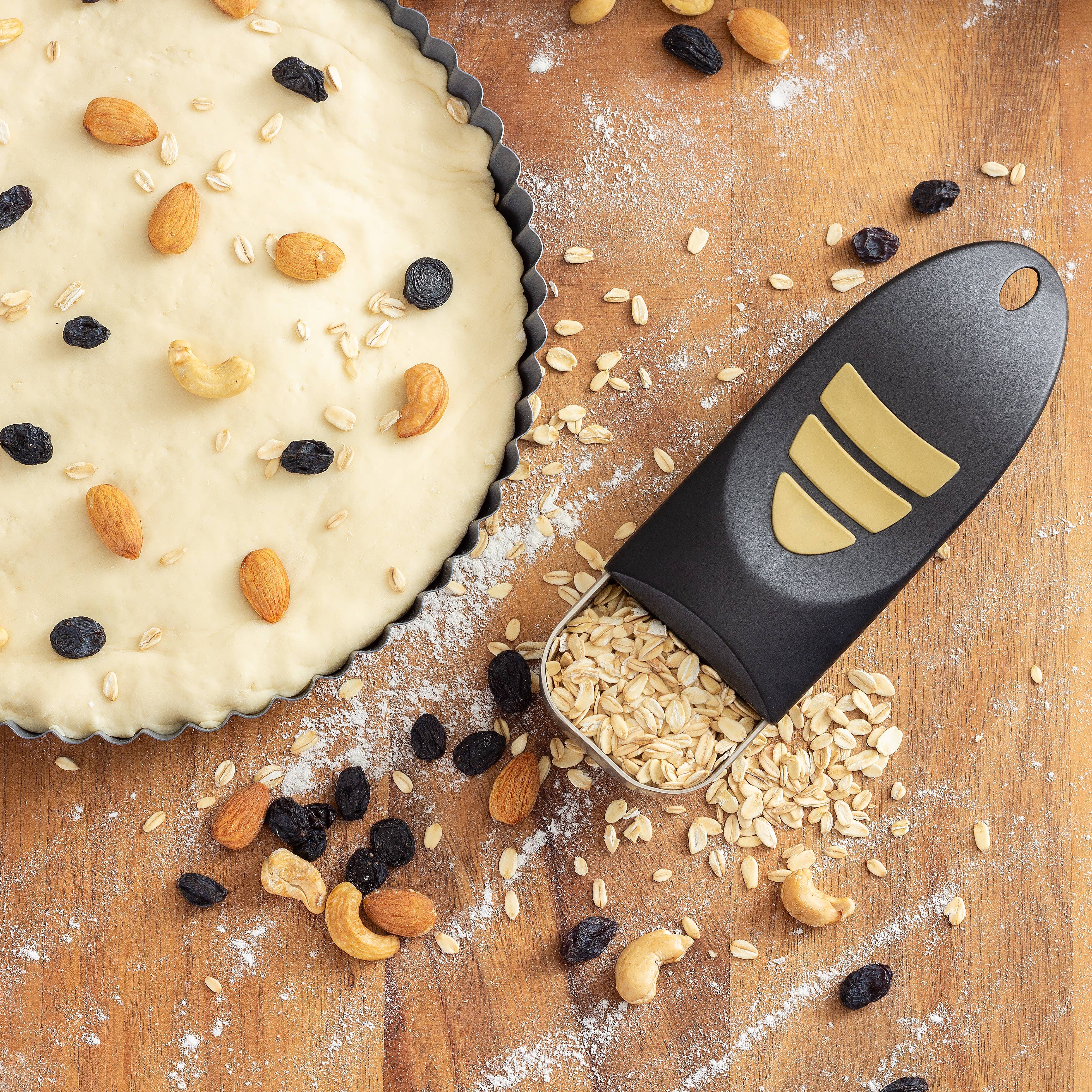 Fox Run Brands - Wholesale Maatbeker - KitchenArt Pro Adjust-A-Scoop voor 1/2 kop, satijn, 7 „x 2,5"5