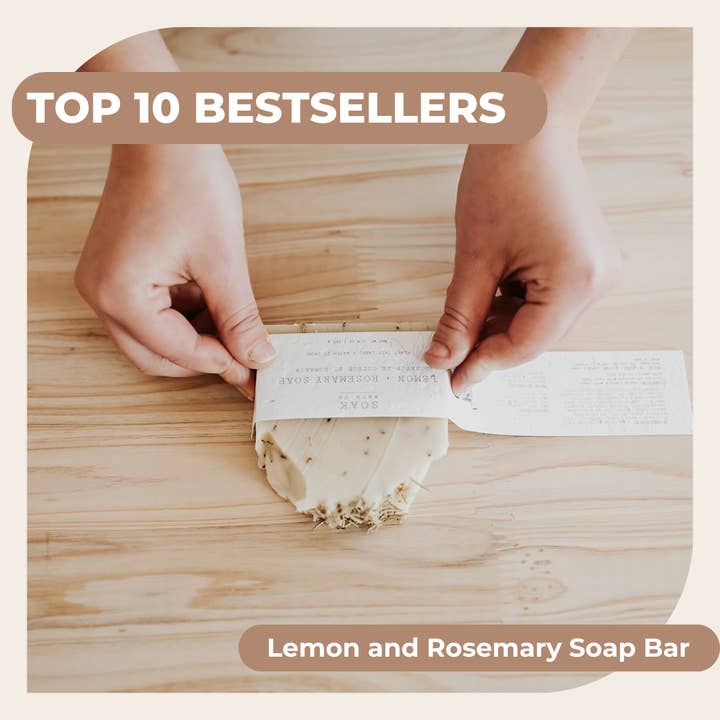 SOAK Bath Co - Wholesale Bar Soap - Lemon and Rosemary Soap