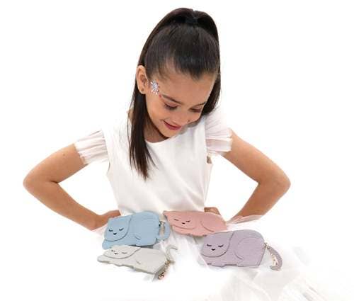 Yuko B – wholesale Myntväska - Dam – Katie Katt Plånbok - Den eleganta kattungen Grå3