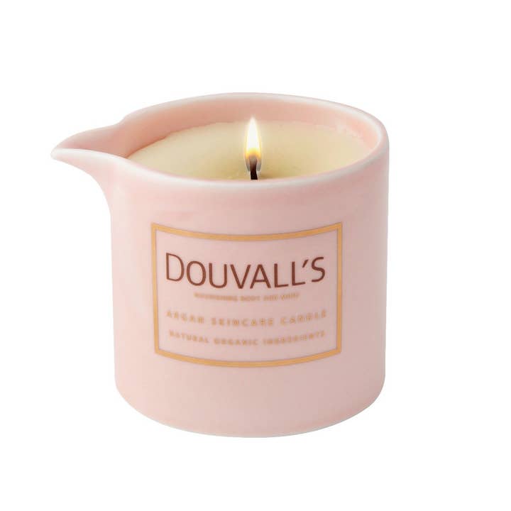 Douvall's – wholesale Jar/filled candle – Argan Skincare Candle, Forbidden Spices