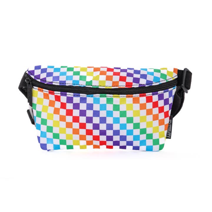 Fydelity - Wholesale Belt Bag - Women's - 83358: Fanny Pack | Ultra Slim| Recycled RPET | INDY Rainbow PRIDE Black0
