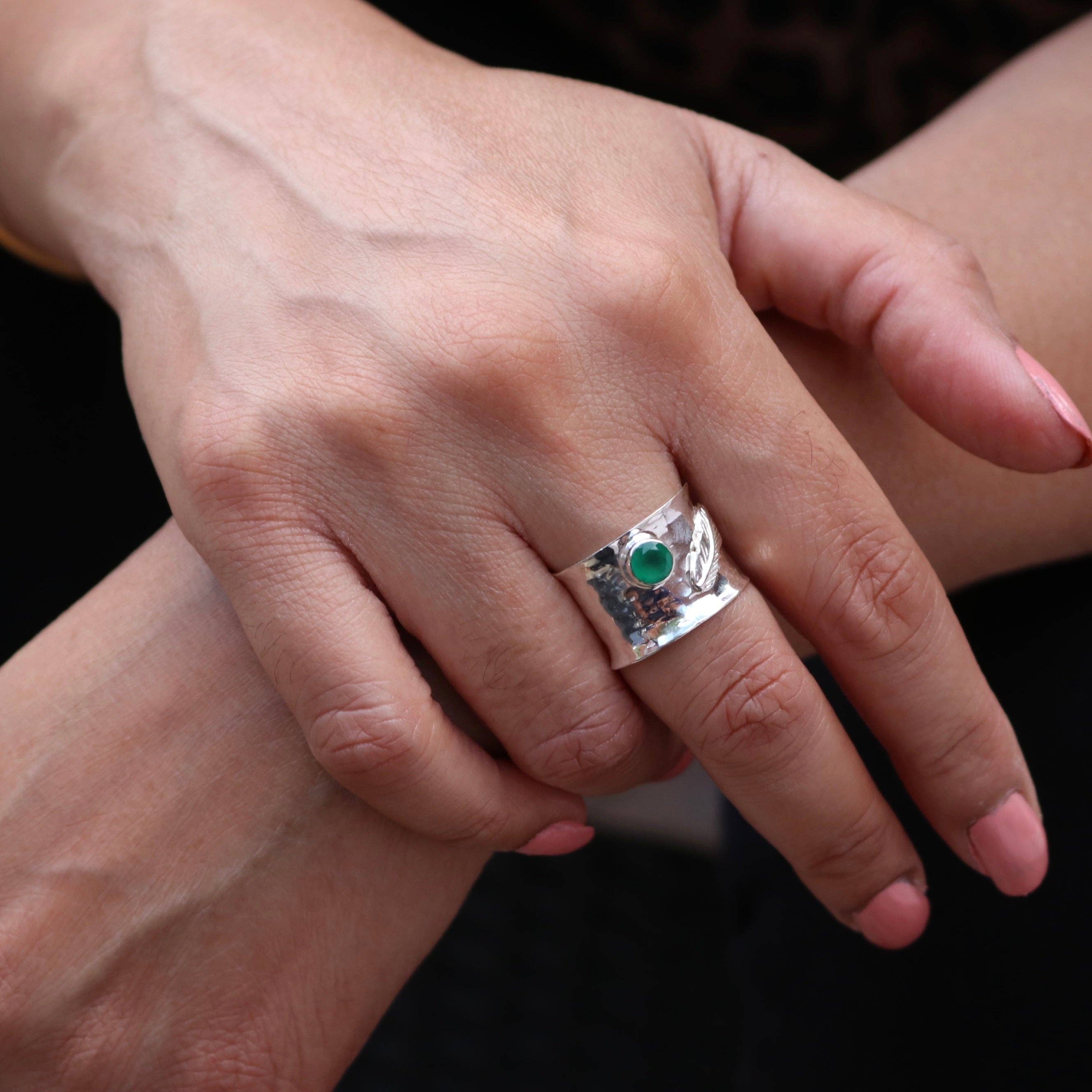 Tivello – wholesale Cocktail/statement ring – Silver Ring1