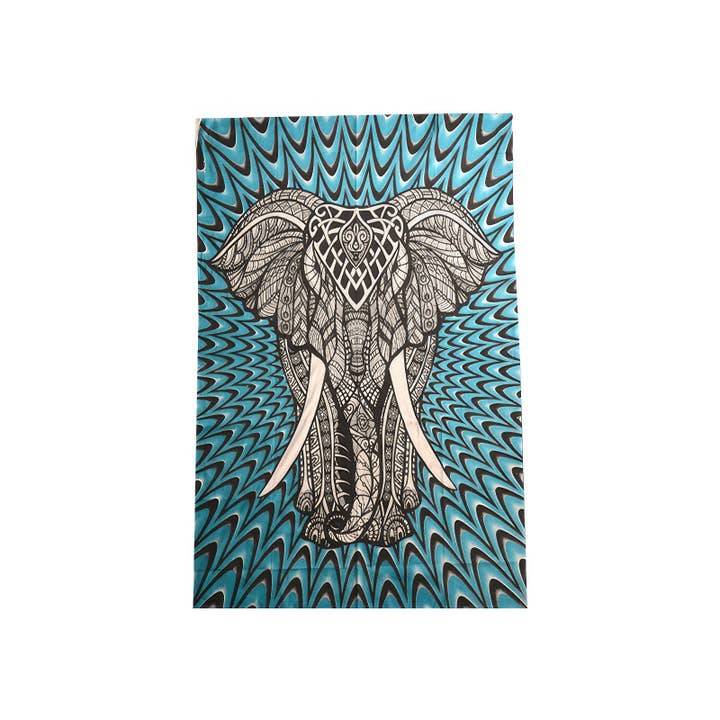 Elefant marts tapestry - sengetæppe for engroshandel hos Gypsy Rose