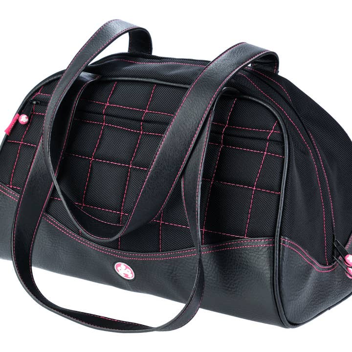 Sumo Travel Duffel - Black w/Pink Stitching - Large for wholesale by Mobile Edge LLC