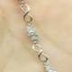 Amy and Annette - Wholesale Link & Chain Bracelet - 18K White Gold Infinity Bracelet with Genuine Crystals