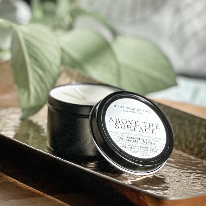 In the Wick of Time - Wholesale Travel Candles - Above the Surface 4 oz Candle