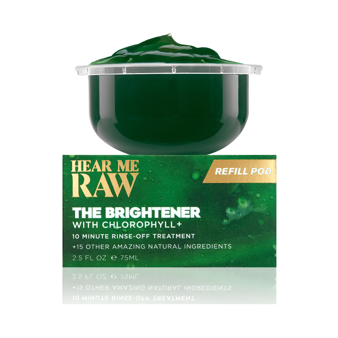 HEAR ME RAW - Vente Masque pour le visage - Pod de recharge The Brightener avec chlorophylle - 2,5 oz liq.8
