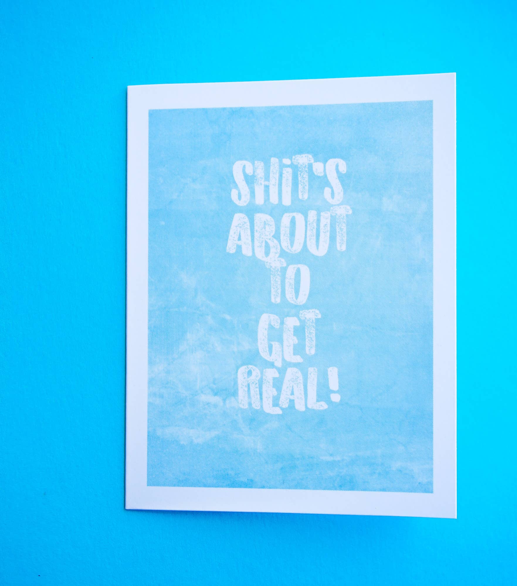 From Me To You - Wholesale Baby Card - Baby Blue Watercolor. Baby Card2