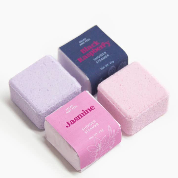 Vaporizzatori per doccia ALL'INGROSSO 45g | GELSOMINO | LAMPONE NERO per la vendita all'ingrosso da parte di Bon Babef