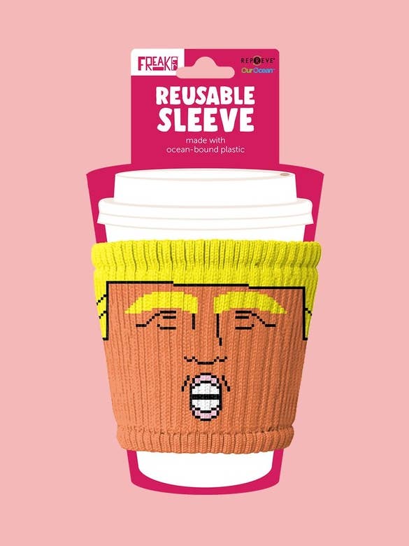 Trump | Verre à bière, pochette à café et canette Koozie pour la vente par Freaker USA