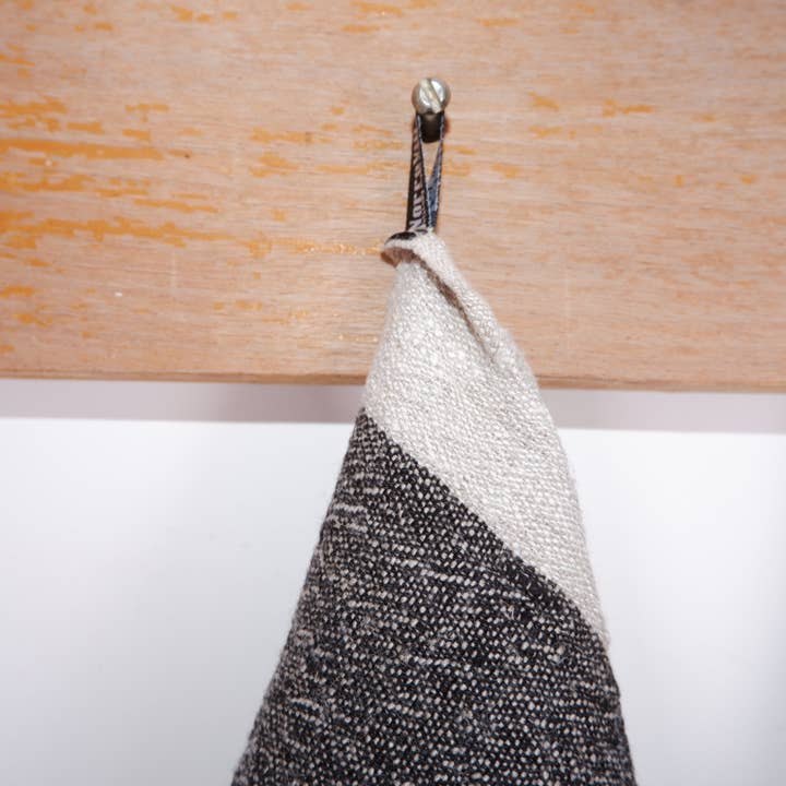 NorraVilla - Wholesale Theedoek - Linnen keukenhanddoek - Toscane - zwarte strepen
