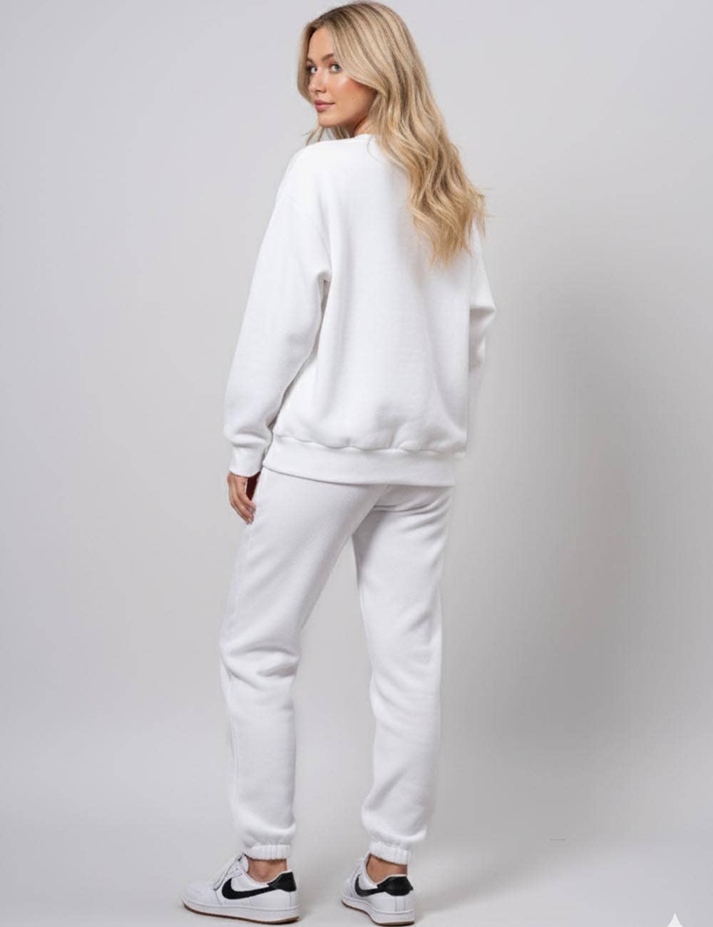 Sweetkama - Wholesale Lounge Set - Women's - Ladies Solid Color Sweatshirt and Pants Sets 211021A8