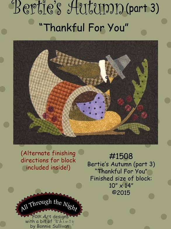 1508 - Bertie's Autumn "Thankful For You" (part 3) for wholesale by All Through The Night