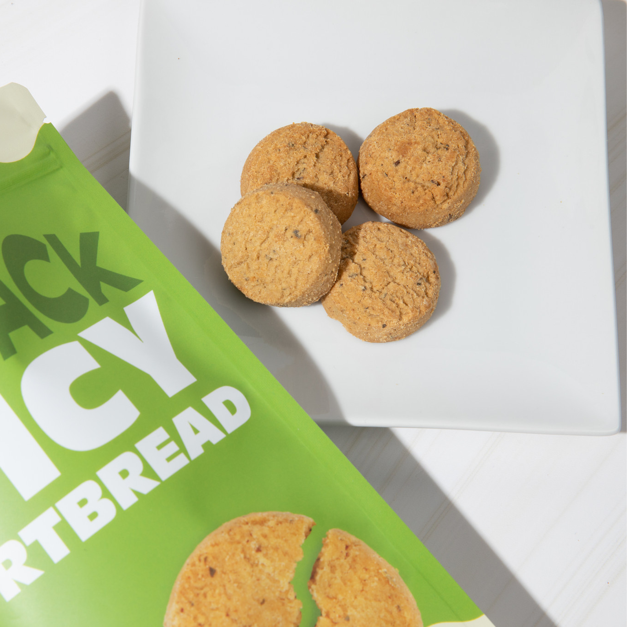 Talkback Snacks - Wholesale Cookie - Cumin & Green Chili Shortbread1