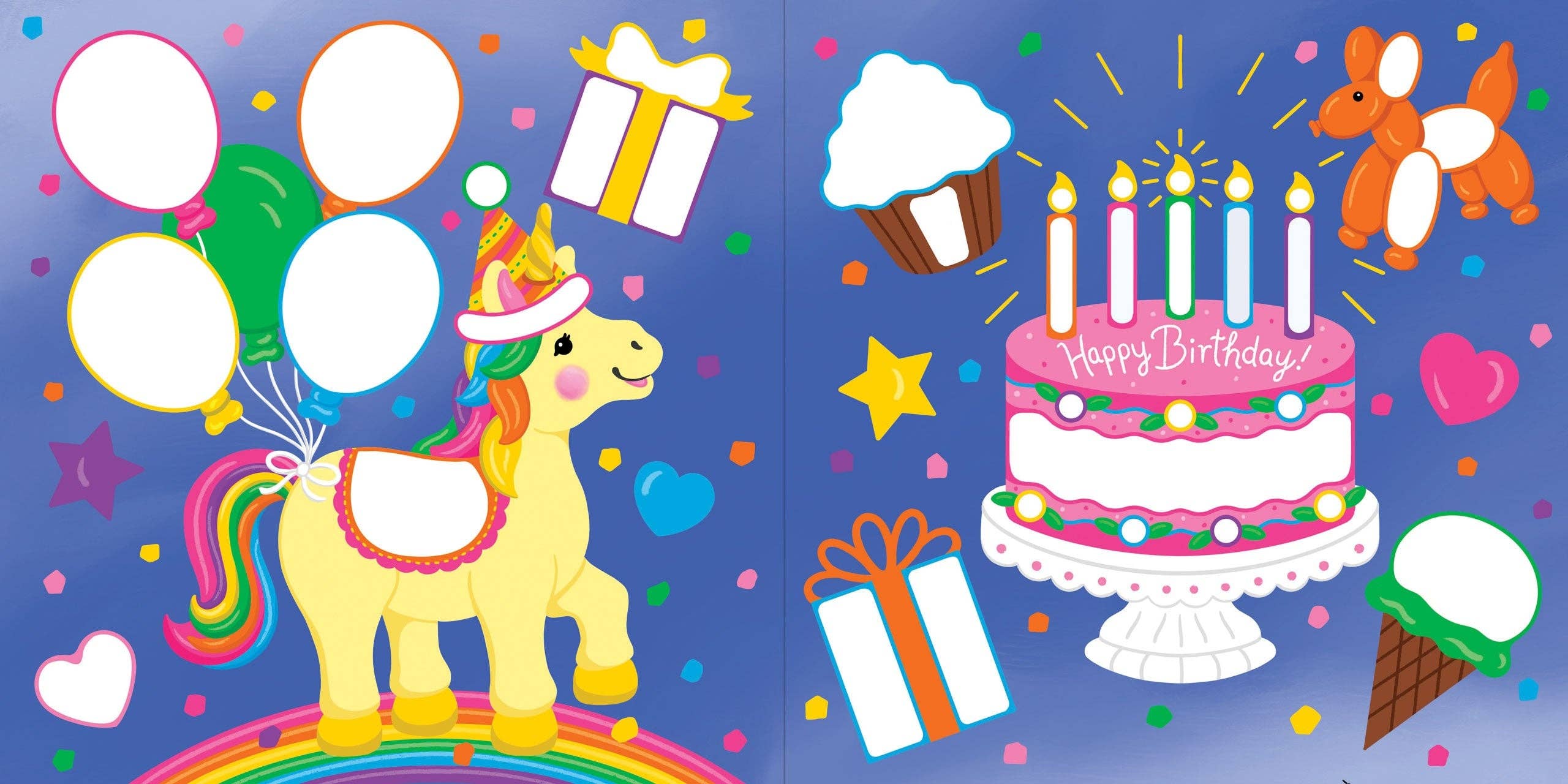 Peter Pauper Press - Vente Autocollant - Enfant et bébé - Livre d'autocollants Color-By-Dots -- Licornes6