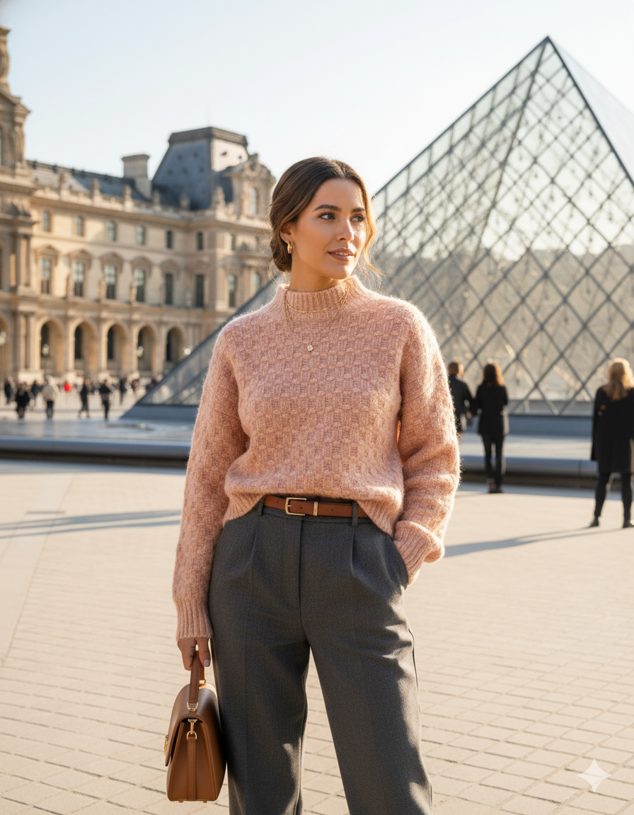 The Korner - USA - Wholesale Knit Sweater - Women's - C25203702 -Ladies Long Sleeve Pullover Sweater0