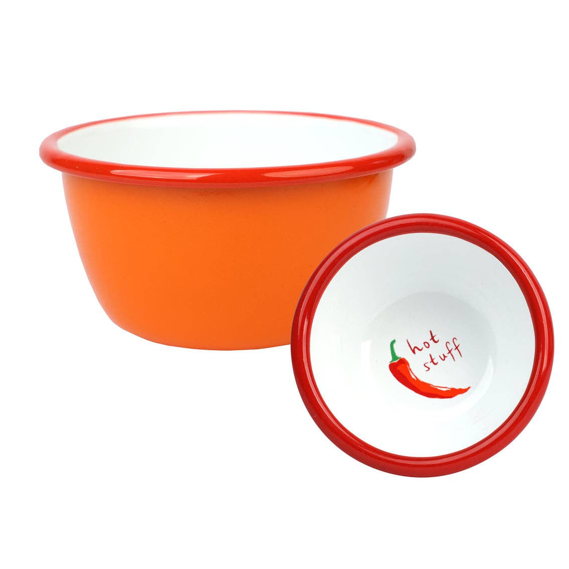 Talking Tables UK - Wholesale Bowl - Chilli Enamel Bowl - 10cm0