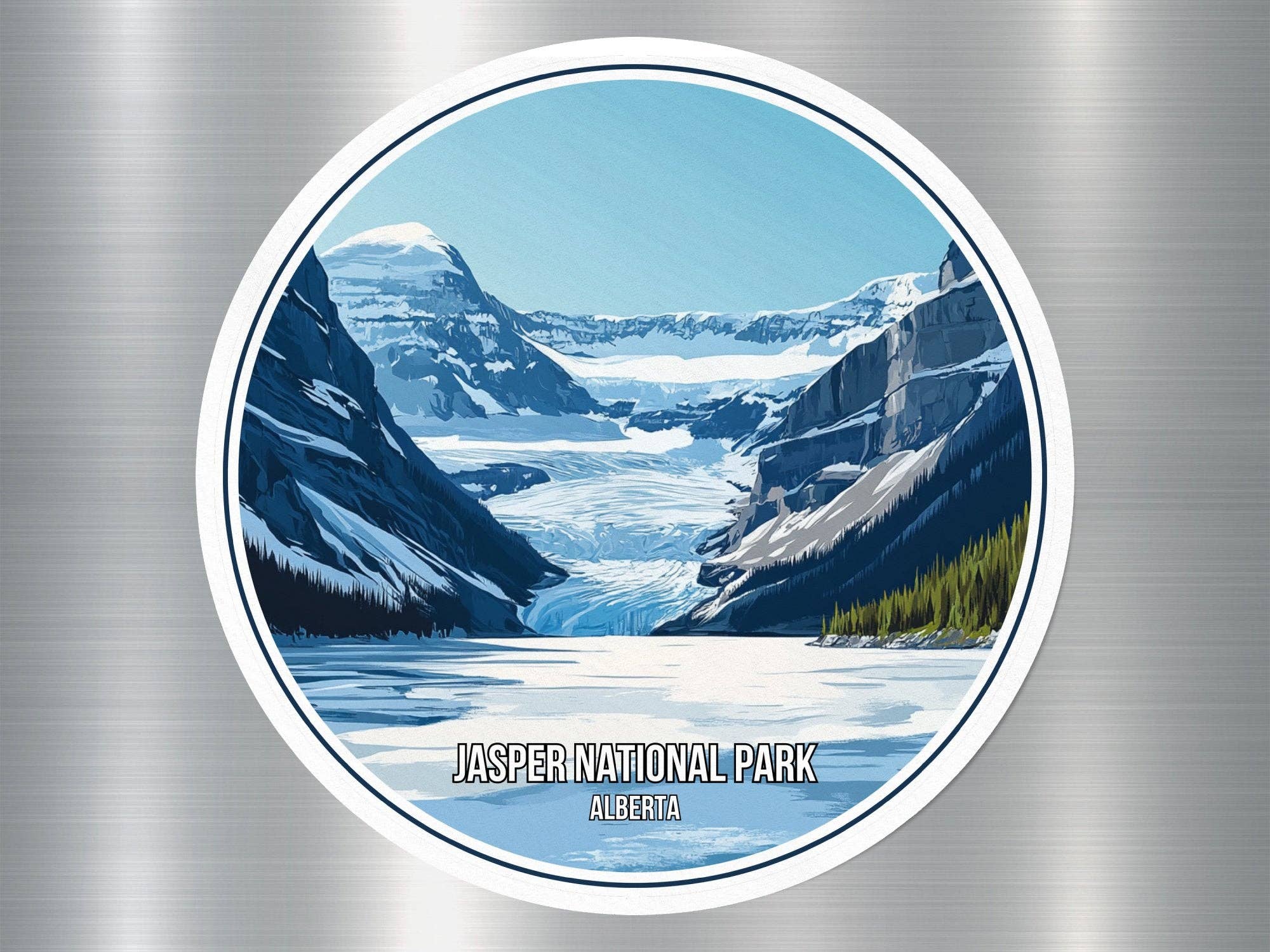 GraffMerch.com – wholesale Telefon- och laptopklistermärken – Jasper Alberta Kanada nationalpark klistermärke0