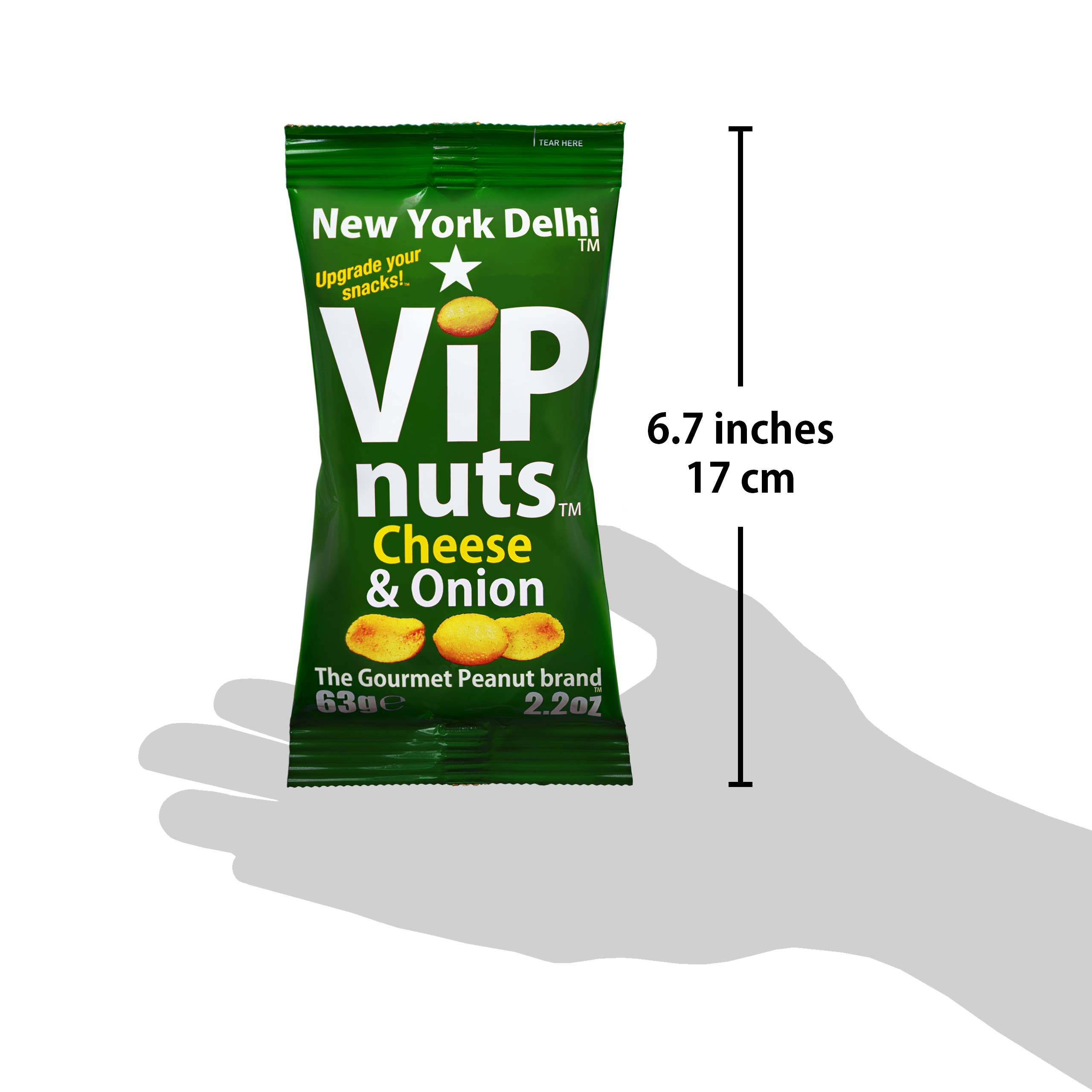 New York Delhi – wholesale Nuts – ViPnuts Cheese & Onion Flavoured Peanuts  63g2