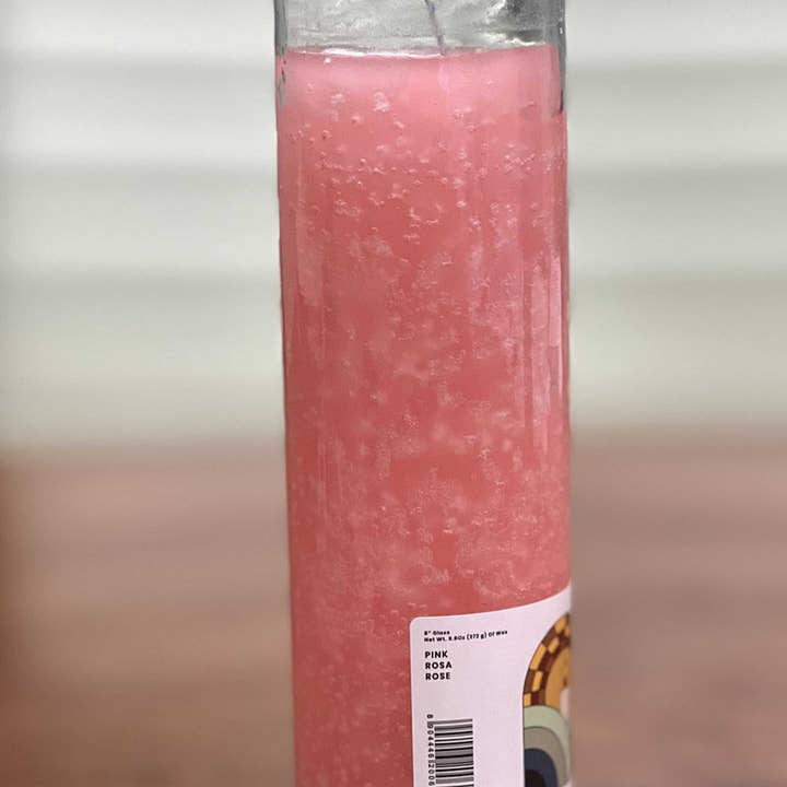 Pink 7 Day candles(pack of 12) for wholesale by Vrinda