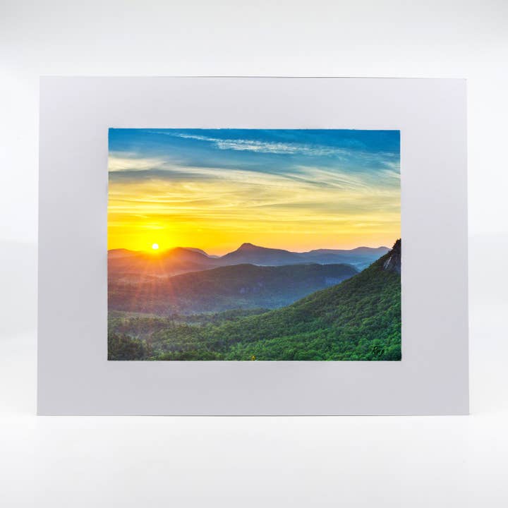 Œuvre d'art - Whiteside Mountain Sunrise pour la vente par Mike Ring Photography