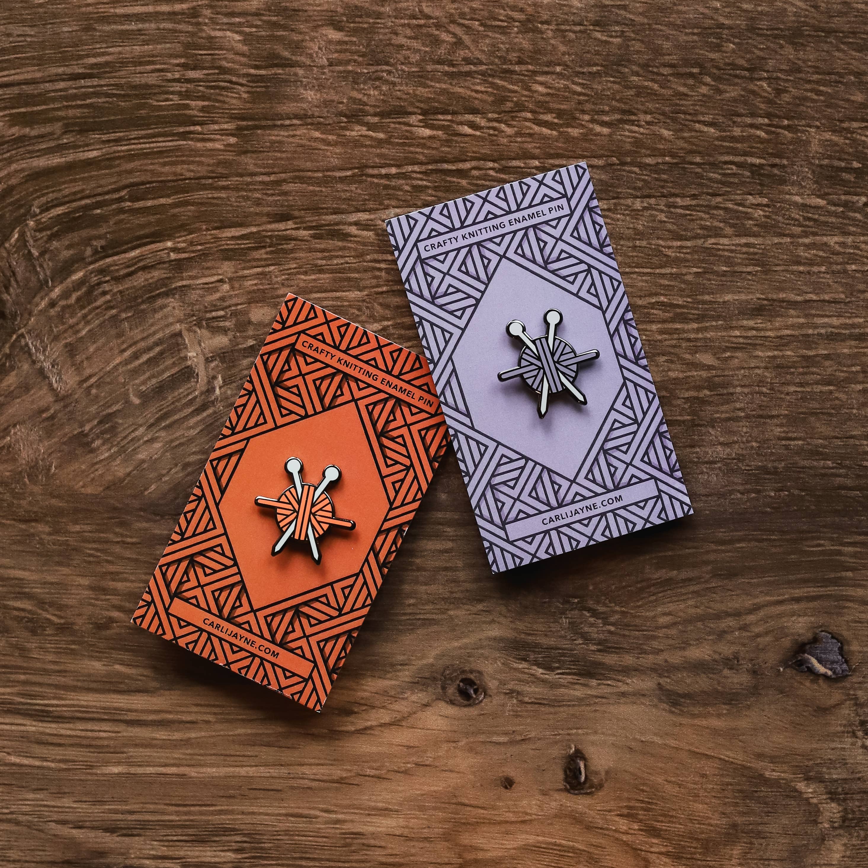 Carli Jayne - Wholesale Lapel Pin/Button - Knitting Enamel Pins1