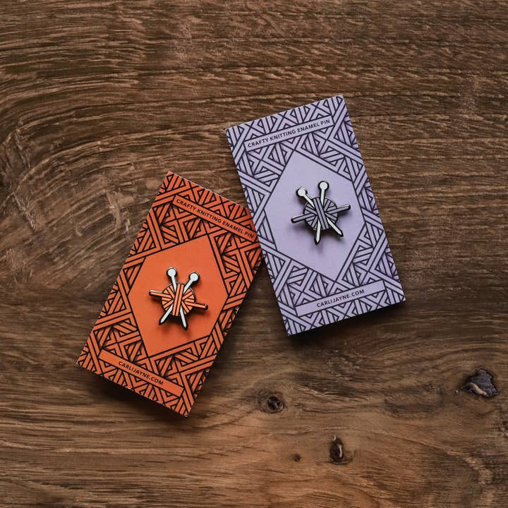 Carli Jayne - Wholesale Lapel Pin/Button - Knitting Enamel Pins1