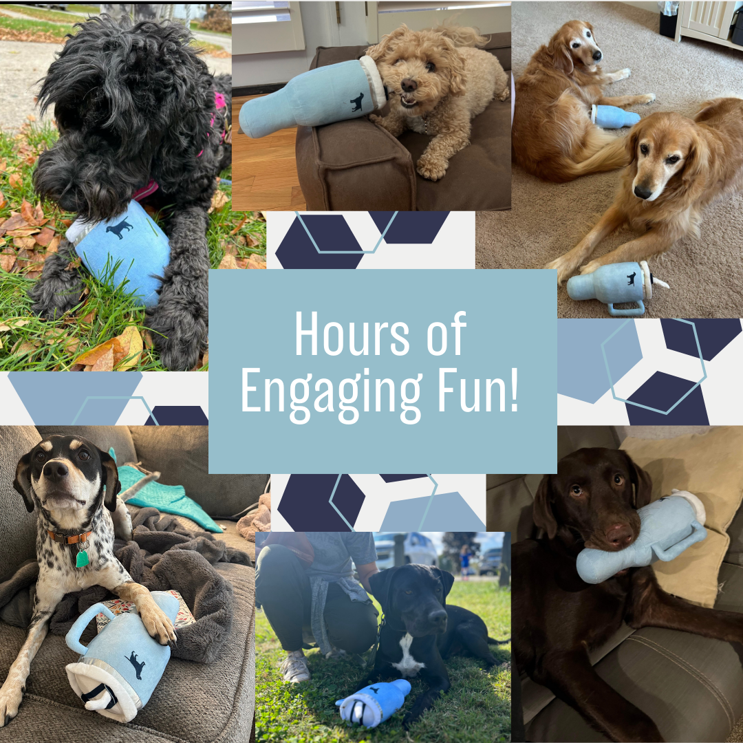 PUPROAR – wholesale Mjukisdjur - Hund – Pup Cup Tumbler Hund Leksak - Plysch & Pipljud Hund Leksak Gåvor9