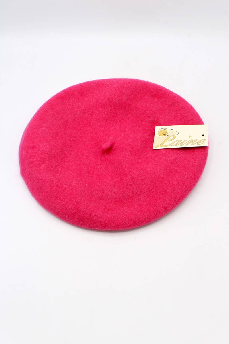 Hologramme Paris - Vendita all'ingrosso Basco - Unisex - Berretto classico in pura lana116