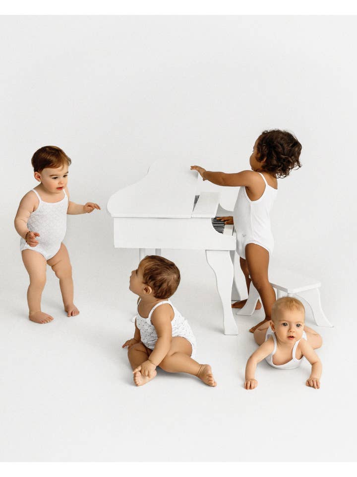 MiniMoi by MeMoi - Wholesale Bodysuit (Footed) - Baby - Ribbed Dot Logo Bodysuits 3 Pack5