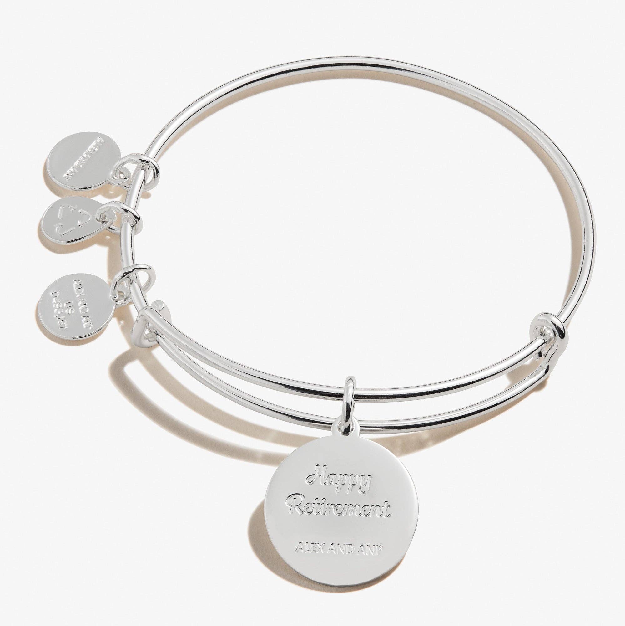 Alex and Ani - Vente Bracelets à breloques/pendentifs - Bracelet à breloques "Joyeuse retraite"3